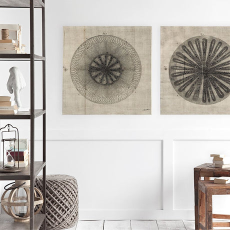 Cross Cut IV (MC) by Mercana Studio a Hand Embellished Textured Canvas by Mercana at Eve Furniture
