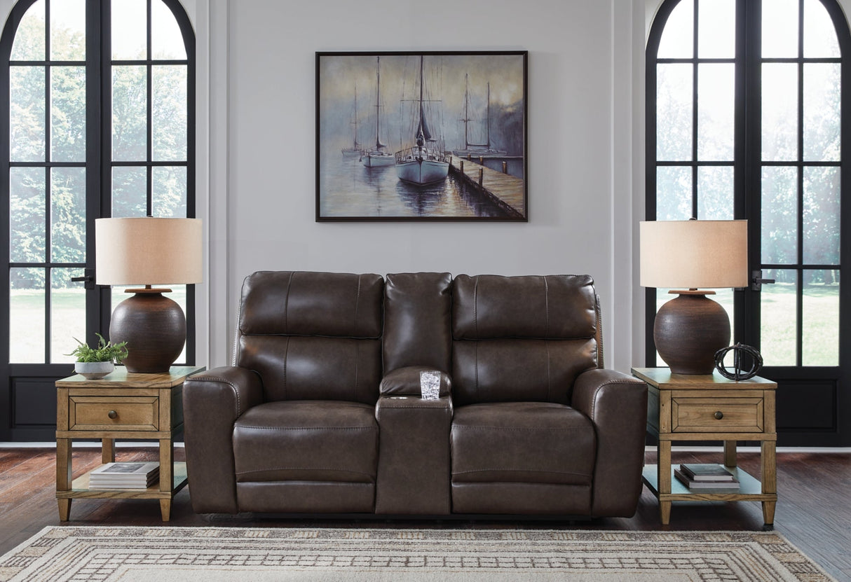 Crossplex Power Reclining Sofa, Loveseat and Recliner by Ashley at Eve Furniture