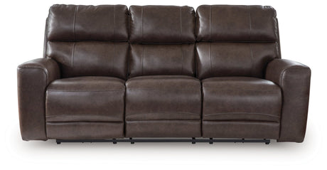 Crossplex Power Reclining Sofa, Loveseat and Recliner by Ashley at Eve Furniture