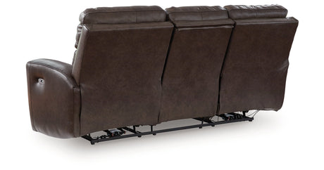 Crossplex Power Reclining Sofa, Loveseat and Recliner by Ashley at Eve Furniture