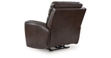 Crossplex Smoke Power Recliner by Ashley at Eve Furniture