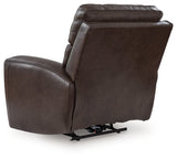 Crossplex Smoke Power Recliner by Ashley at Eve Furniture