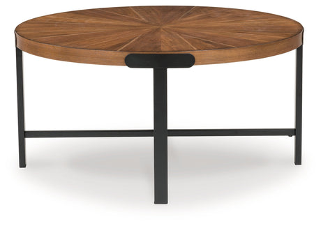 Crosstrail Brown Table (Set of 3) by Ashley at Eve Furniture