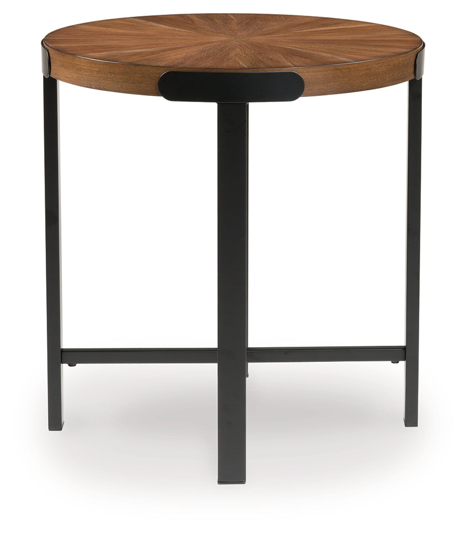 Crosstrail Brown Table (Set of 3) by Ashley at Eve Furniture