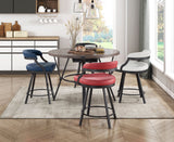 Crowley Black Swivel Pub Height Chair, Set of 2 by Homelegance at Eve Furniture