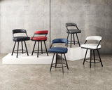 Crowley Black Swivel Pub Height Chair, Set of 2 by Homelegance at Eve Furniture