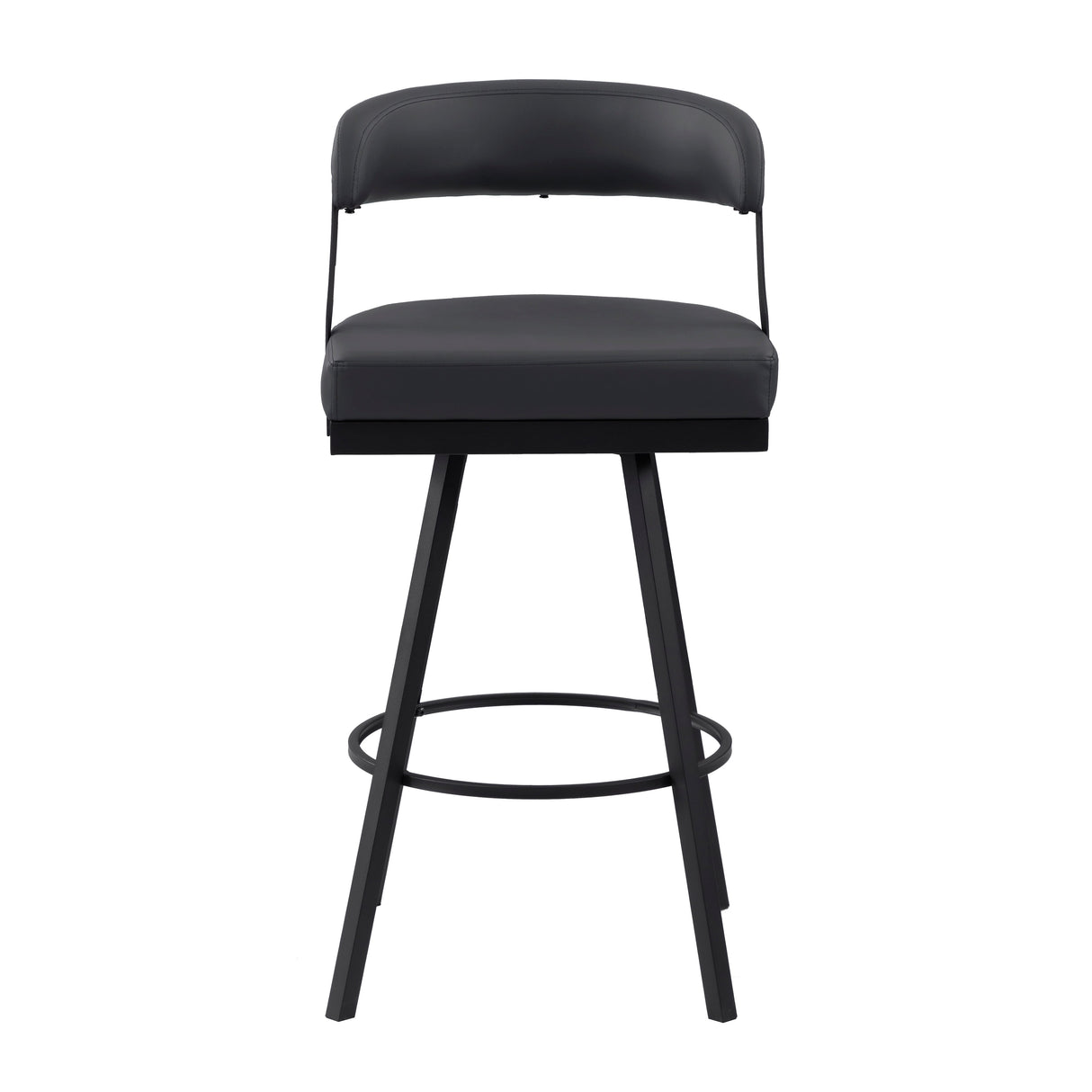 Crowley Black Swivel Pub Height Chair, Set of 2 by Homelegance at Eve Furniture
