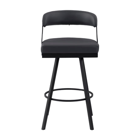 Crowley Black Swivel Pub Height Chair, Set of 2 by Homelegance at Eve Furniture
