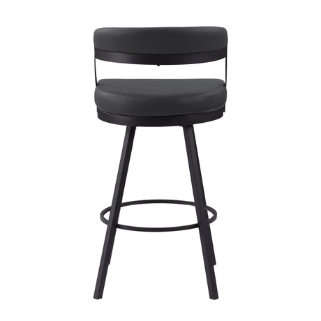 Crowley Black Swivel Pub Height Chair, Set of 2 by Homelegance at Eve Furniture