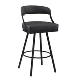 Crowley Black Swivel Pub Height Chair, Set of 2 by Homelegance at Eve Furniture