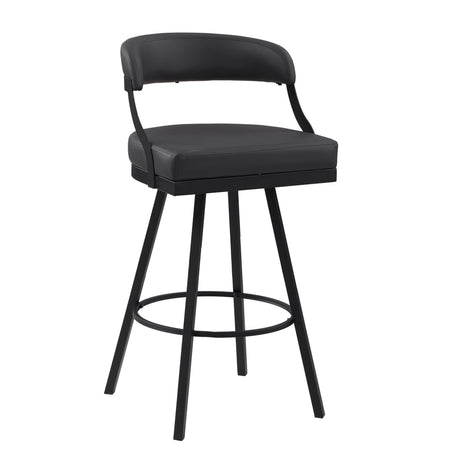Crowley Black Swivel Pub Height Chair, Set of 2 by Homelegance at Eve Furniture
