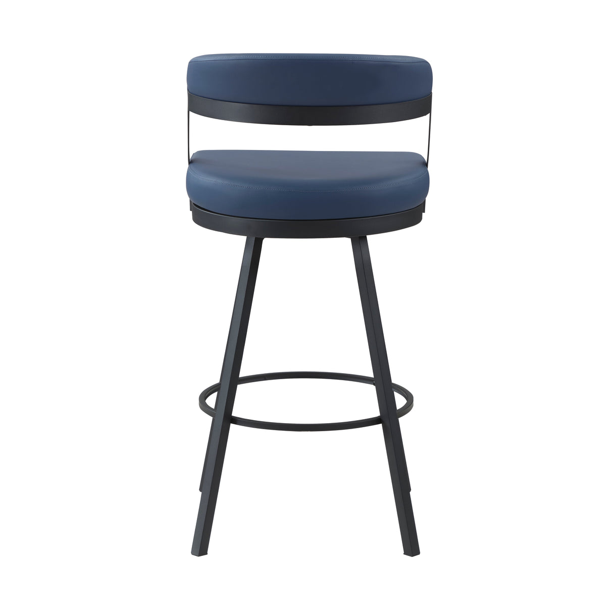 Crowley Blue Swivel Pub Height Chair, Set of 2 by Homelegance at Eve Furniture