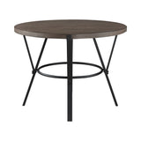 Crowley Brown/Black Modern Round Counter Height Set by Homelegance at Eve Furniture