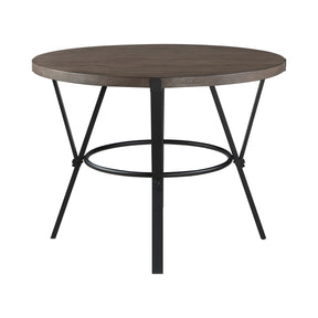 Crowley Brown/Black Modern Round Counter Height Set by Homelegance at Eve Furniture
