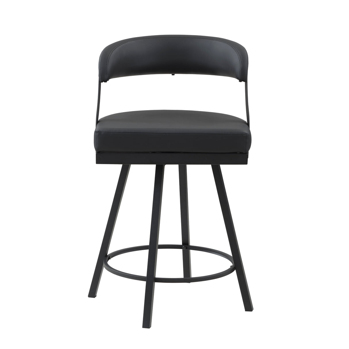 Crowley Brown/Black Modern Round Counter Height Set by Homelegance at Eve Furniture
