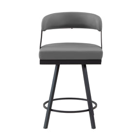 Crowley Gray Swivel Counter Height Chair, Set of 2 by Homelegance at Eve Furniture