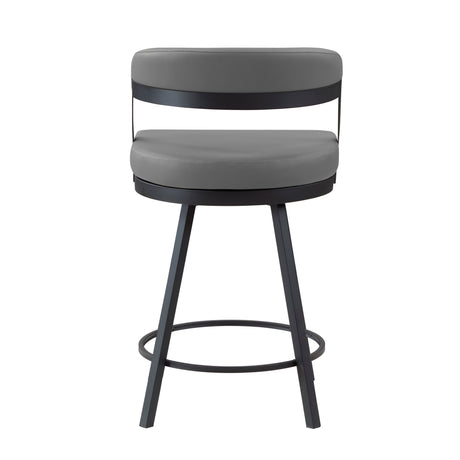 Crowley Gray Swivel Counter Height Chair, Set of 2 by Homelegance at Eve Furniture