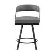 Crowley Gray Swivel Counter Height Chair, Set of 2 by Homelegance at Eve Furniture
