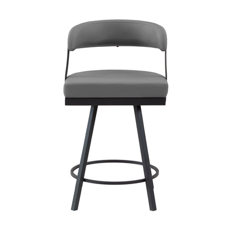 Crowley Gray Swivel Counter Height Chair, Set of 2 by Homelegance at Eve Furniture