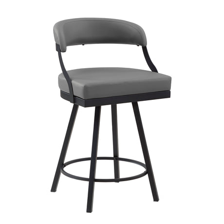 Crowley Gray Swivel Counter Height Chair, Set of 2 by Homelegance at Eve Furniture