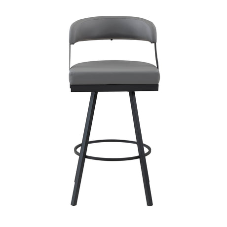 Crowley Gray Swivel Pub Height Chair, Set of 2 by Homelegance at Eve Furniture