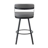 Crowley Gray Swivel Pub Height Chair, Set of 2 by Homelegance at Eve Furniture
