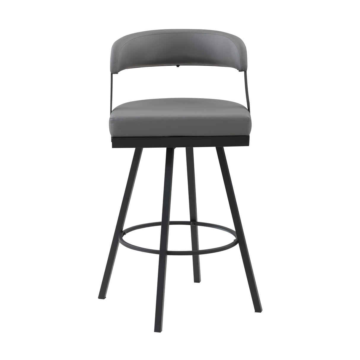 Crowley Gray Swivel Pub Height Chair, Set of 2 by Homelegance at Eve Furniture