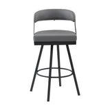 Crowley Gray Swivel Pub Height Chair, Set of 2 by Homelegance at Eve Furniture