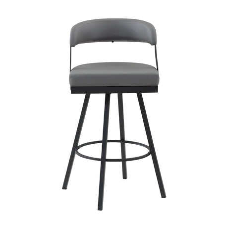 Crowley Gray Swivel Pub Height Chair, Set of 2 by Homelegance at Eve Furniture
