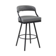 Crowley Gray Swivel Pub Height Chair, Set of 2 by Homelegance at Eve Furniture