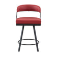 Crowley Red Swivel Counter Height Chair, Set of 2 by Homelegance at Eve Furniture