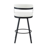 Crowley Red Swivel Pub Height Chair, Set of 2 by Homelegance at Eve Furniture