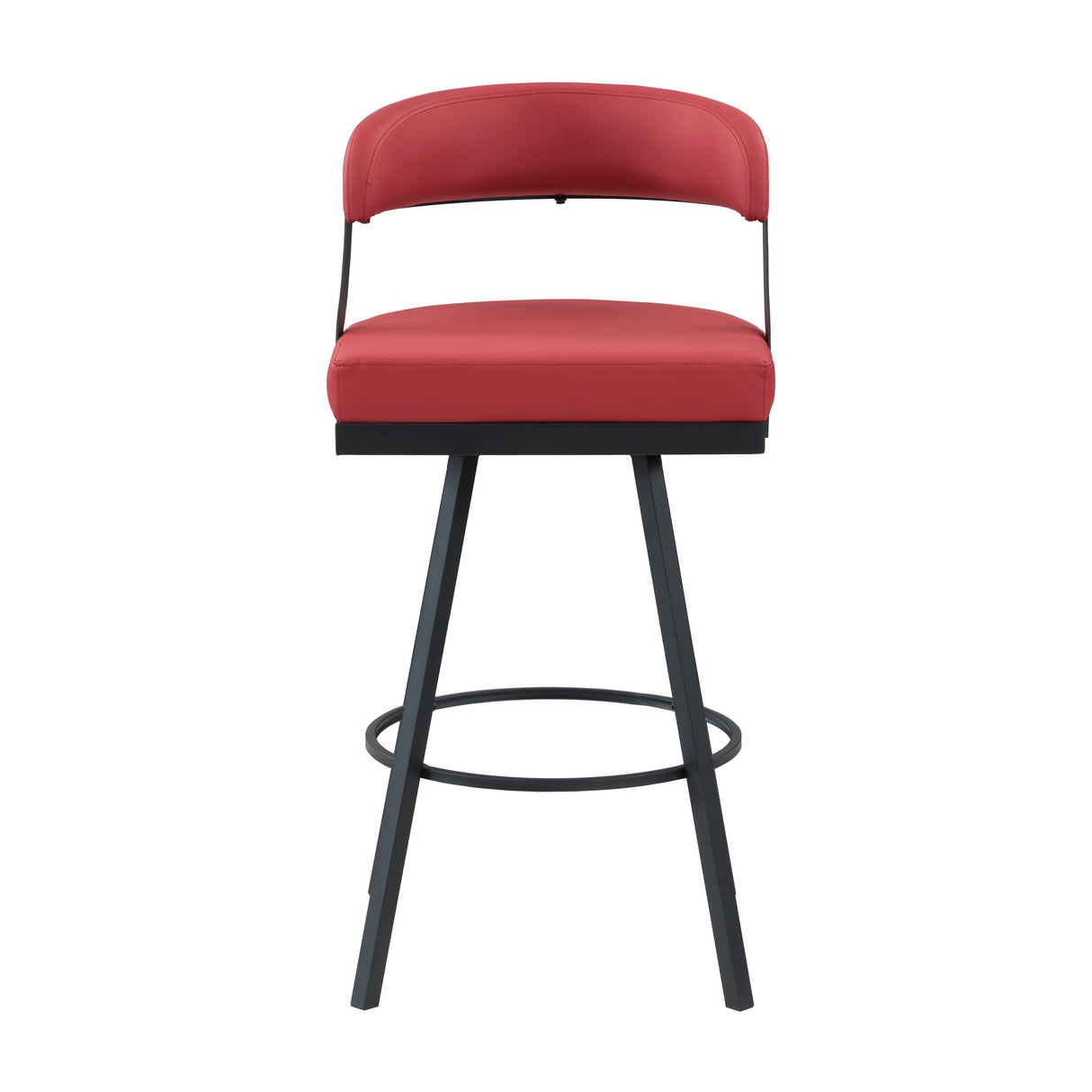 Crowley Red Swivel Pub Height Chair, Set of 2 by Homelegance at Eve Furniture