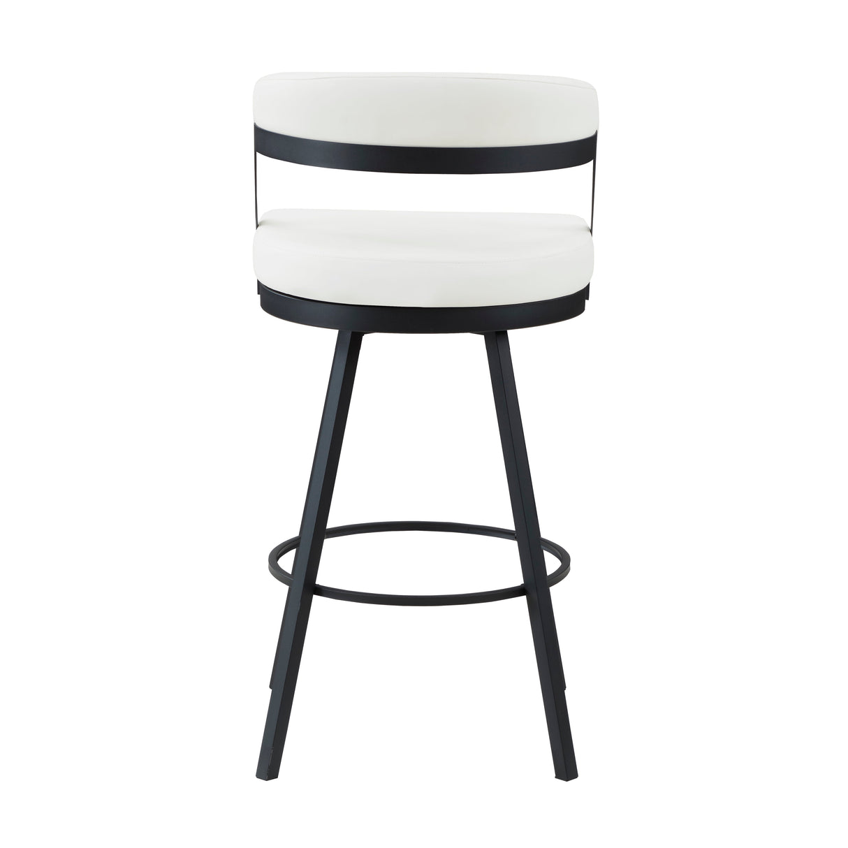 Crowley White Swivel Pub Height Chair, Set of 2 by Homelegance at Eve Furniture