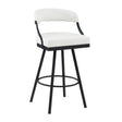 Crowley White Swivel Pub Height Chair, Set of 2 by Homelegance at Eve Furniture