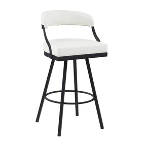 Crowley White Swivel Pub Height Chair, Set of 2 by Homelegance at Eve Furniture