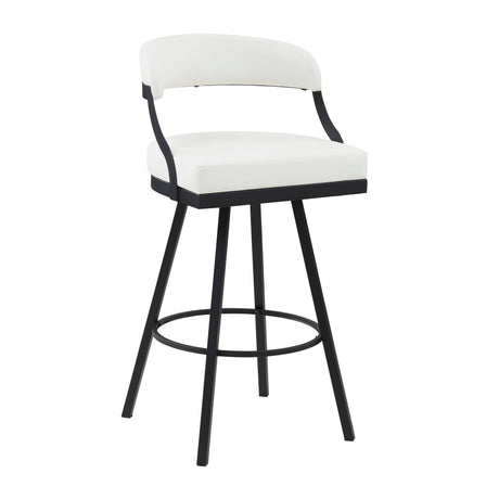 Crowley White Swivel Pub Height Chair, Set of 2 by Homelegance at Eve Furniture