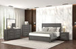 Crowthorne Warm Gray 5-Piece Queen Bedroom Set by Furniture of America at Eve Furniture