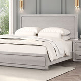 Crowthorne White Oak 5-Piece Queen Bedroom Set by Furniture of America at Eve Furniture