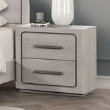 Crowthorne White Oak 4-Piece Queen Bedroom Set by Furniture of America at Eve Furniture