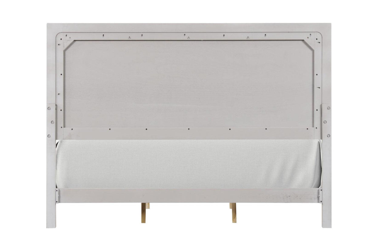 Crowthorne White Oak King Panel Bed by Furniture of America at Eve Furniture