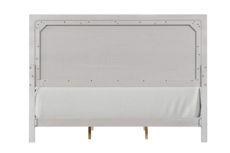 Crowthorne White Oak King Panel Bed by Furniture of America at Eve Furniture