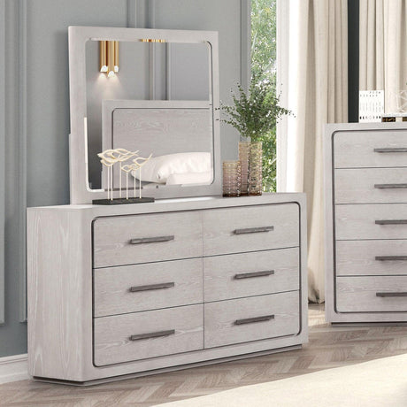 Crowthorne White Oak Dresser by Furniture of America at Eve Furniture