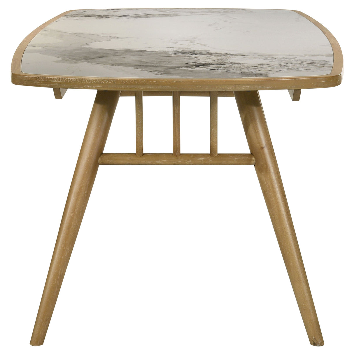 Croyden Weathered Natural 7-piece Rectangular Dining Set by Coaster at Eve Furniture