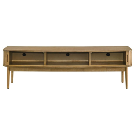 Croyden Weathered Natural 71-inch TV Stand Media Console by Coaster at Eve Furniture