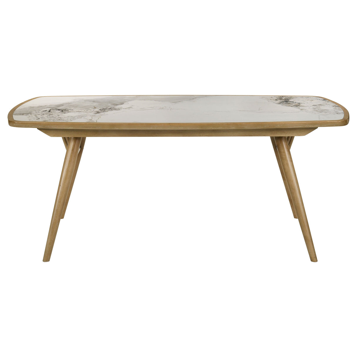 Croyden Weathered Natural 73-inch Rectangular Dining Table by Coaster at Eve Furniture