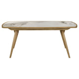 Croyden Weathered Natural 73-inch Rectangular Dining Table by Coaster at Eve Furniture