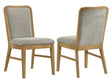Croyden Weathered Natural Dining Side Chair (Set of 2) by Coaster at Eve Furniture