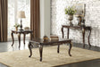 Croydon Brown Wood Cocktail Table by Homelegance at Eve Furniture