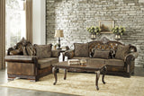 Croydon Dark Cherry Sofa by Homelegance at Eve Furniture